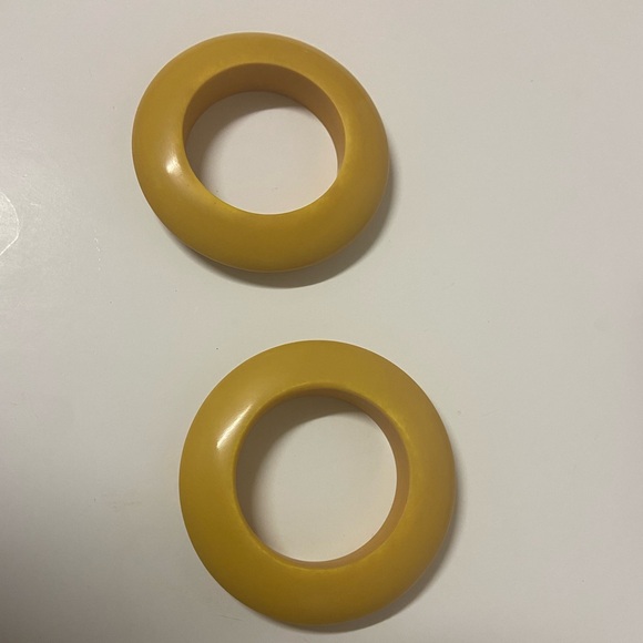 Vintage Butterscotch Bakelite Bangles Set Bracelets Lot - Picture 7 of 7